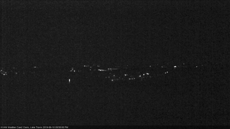 Lake Travis webcam, June 10, 2019 9:00 PM CT