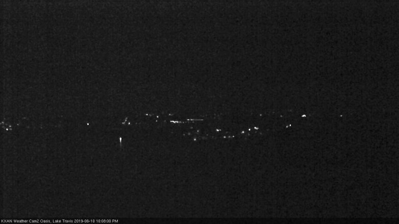 Lake Travis webcam, June 10, 2019 9:10 PM CT