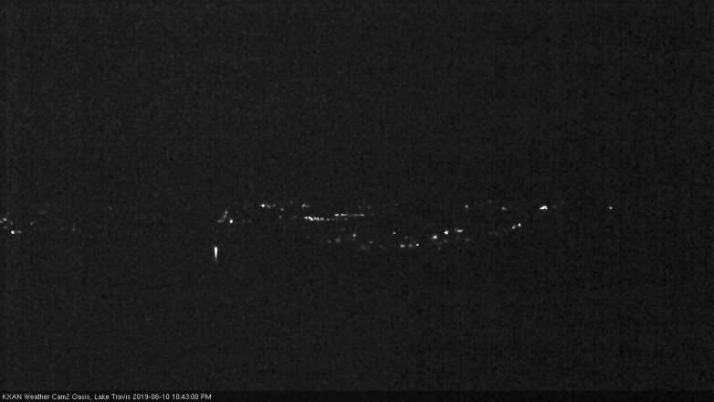 Lake Travis webcam, June 10, 2019 9:45 PM CT