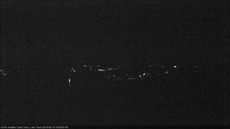 Lake Travis webcam, June 10, 2019 9:50 PM CT