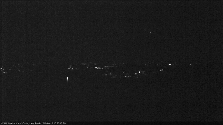 Lake Travis webcam, June 10, 2019 9:55 PM CT
