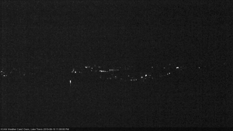 Lake Travis webcam, June 10, 2019 10:10 PM CT