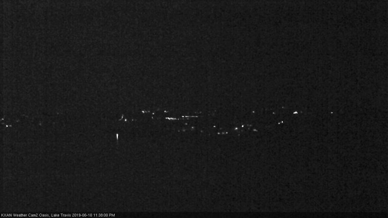 Lake Travis webcam, June 10, 2019 10:40 PM CT