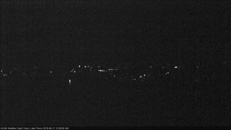 Lake Travis webcam, June 10, 2019 11:10 PM CT