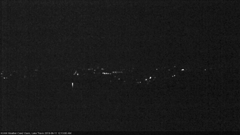 Lake Travis webcam, June 10, 2019 11:15 PM CT