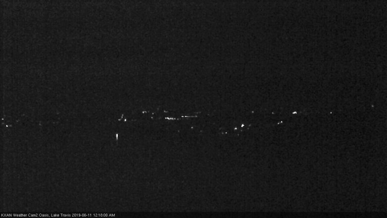Lake Travis webcam, June 10, 2019 11:20 PM CT