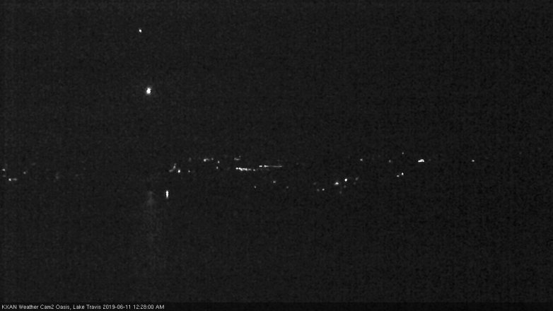 Lake Travis webcam, June 10, 2019 11:30 PM CT