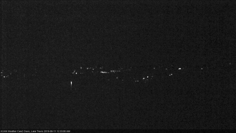 Lake Travis webcam, June 10, 2019 11:35 PM CT