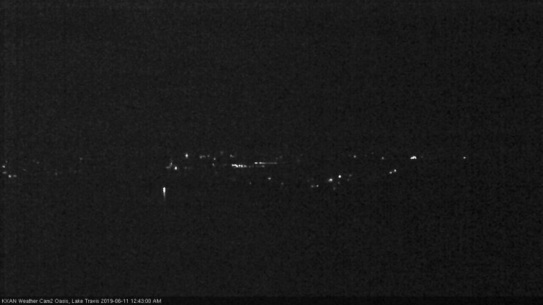 Lake Travis webcam, June 10, 2019 11:45 PM CT