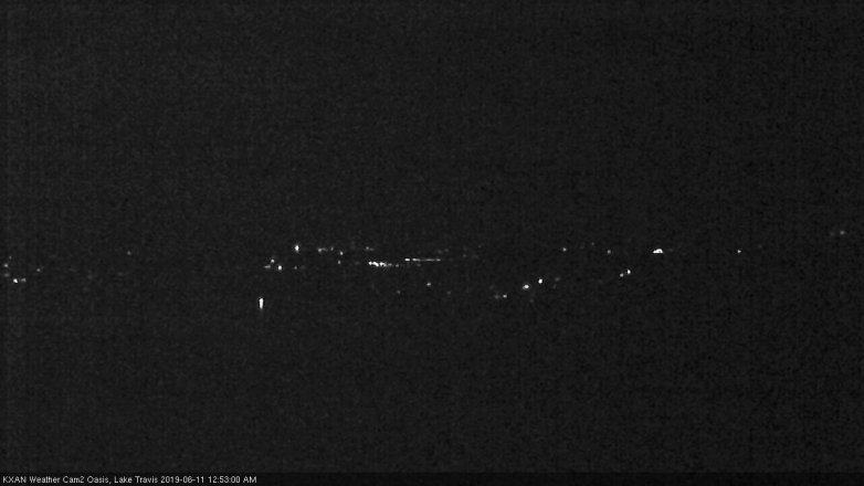 Lake Travis webcam, June 10, 2019 11:55 PM CT