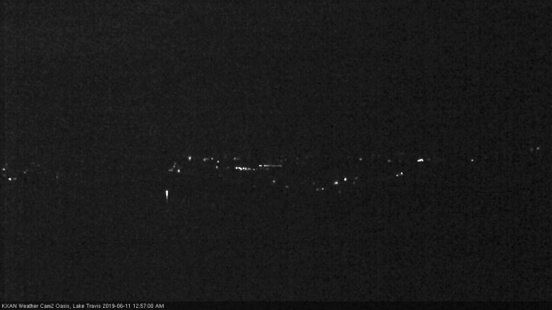 Lake Travis webcam, June 10, 2019 12:00 AM CT