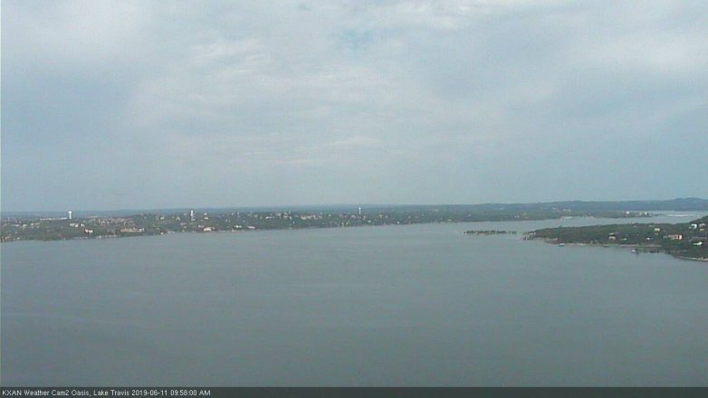 Lake Travis webcam, June 11, 2019 9:00 AM CT