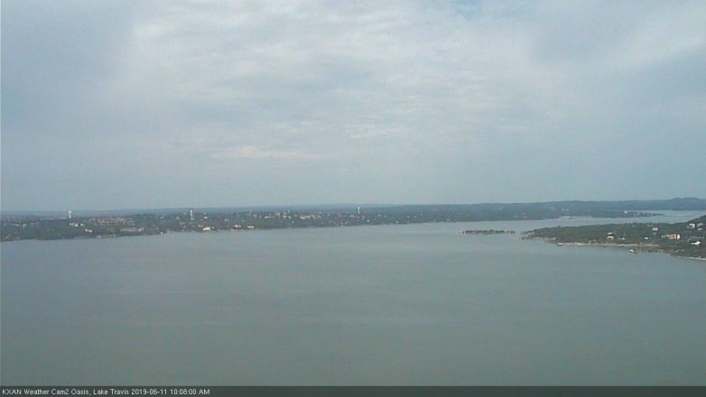 Lake Travis webcam, June 11, 2019 9:10 AM CT