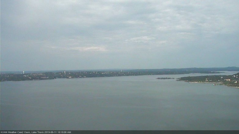 Lake Travis webcam, June 11, 2019 9:20 AM CT