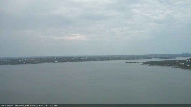 Lake Travis webcam, June 11, 2019 9:25 AM CT