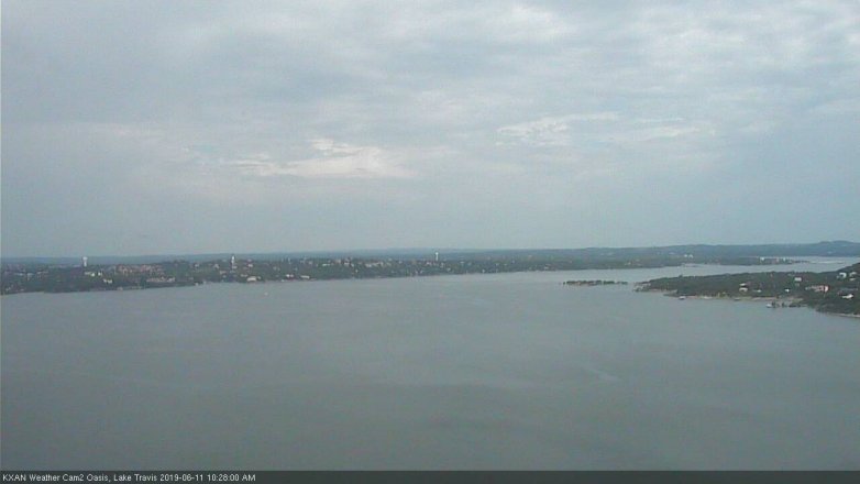 Lake Travis webcam, June 11, 2019 9:30 AM CT