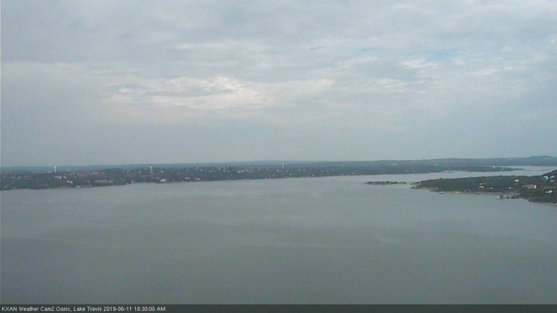 Lake Travis webcam, June 11, 2019 9:40 AM CT