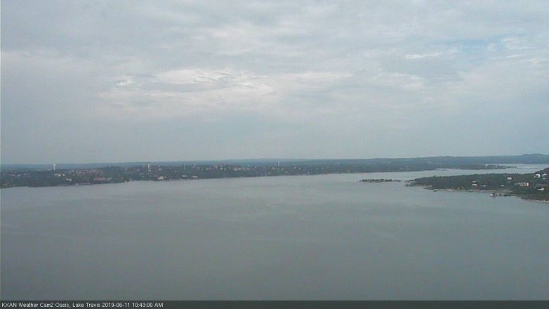 Lake Travis webcam, June 11, 2019 9:45 AM CT