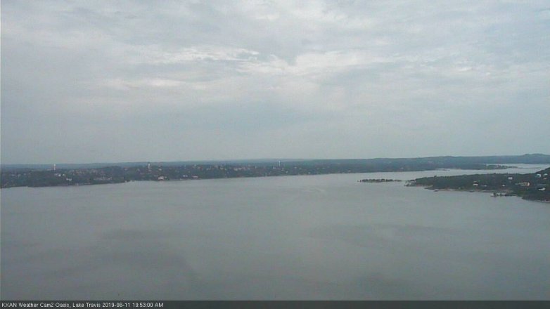 Lake Travis webcam, June 11, 2019 9:55 AM CT