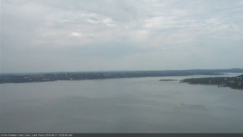 Lake Travis webcam, June 11, 2019 10:00 AM CT