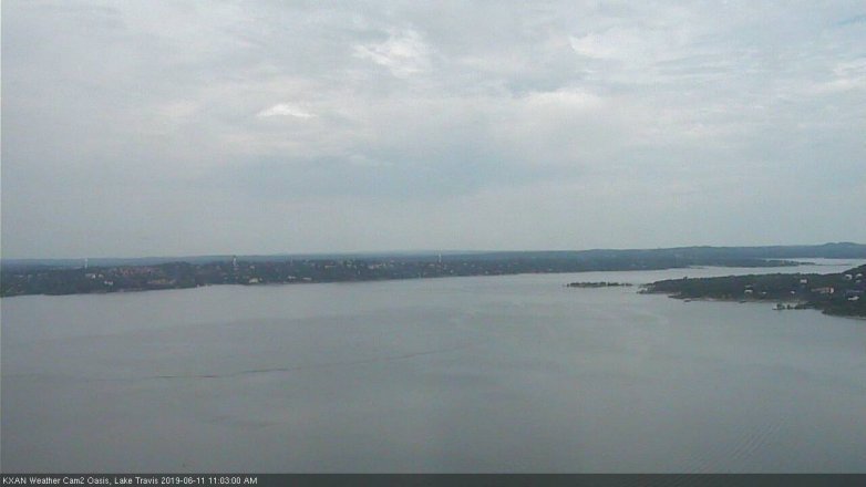 Lake Travis webcam, June 11, 2019 10:05 AM CT