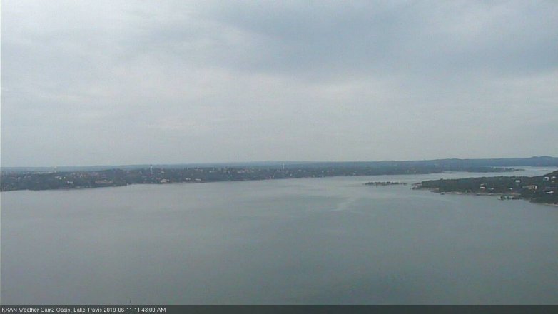 Lake Travis webcam, June 11, 2019 10:45 AM CT