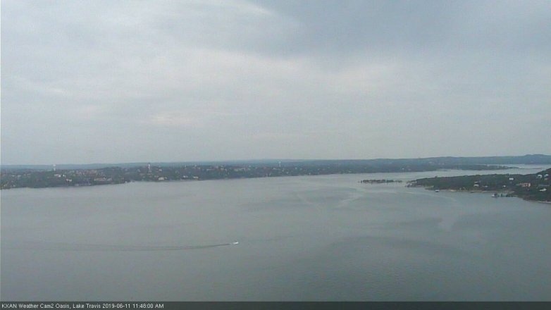 Lake Travis webcam, June 11, 2019 10:50 AM CT