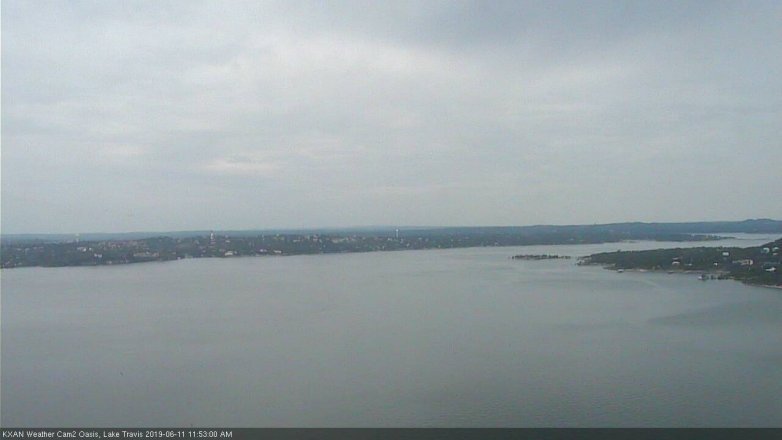 Lake Travis webcam, June 11, 2019 10:55 AM CT