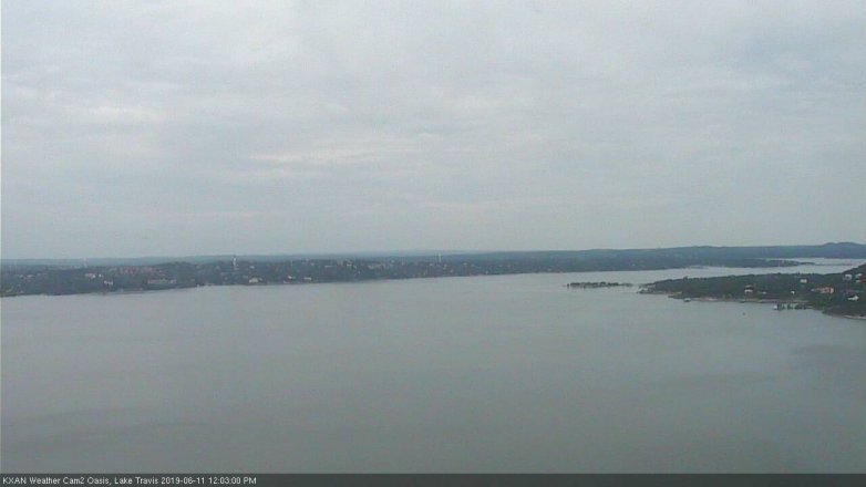 Lake Travis webcam, June 11, 2019 11:05 AM CT