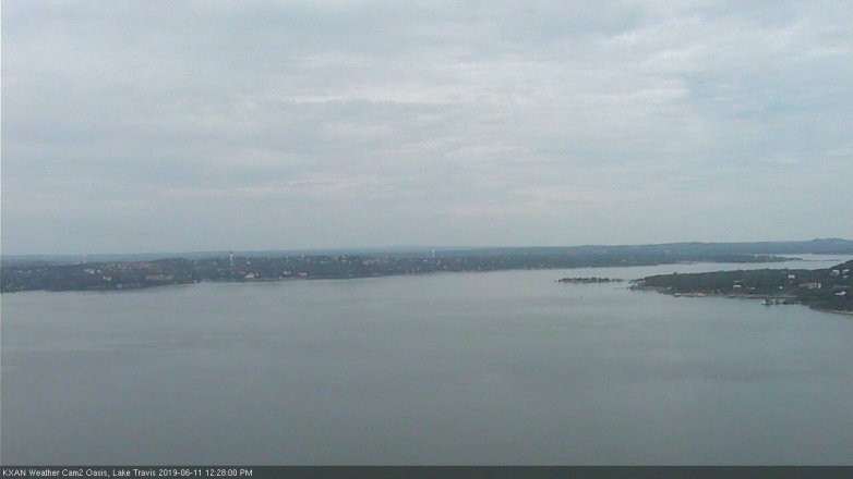 Lake Travis webcam, June 11, 2019 11:30 AM CT