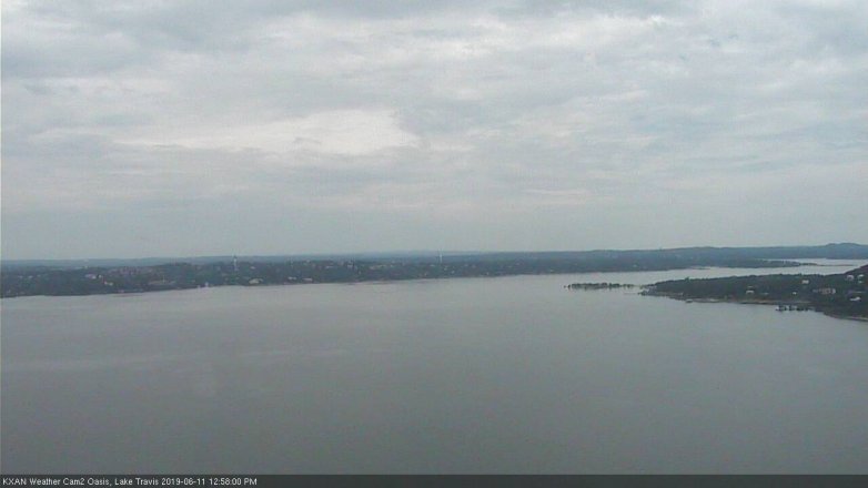 Lake Travis webcam, June 11, 2019 12:00 PM CT