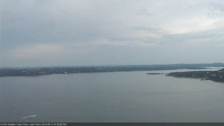Lake Travis webcam, June 11, 2019 1:00 PM CT