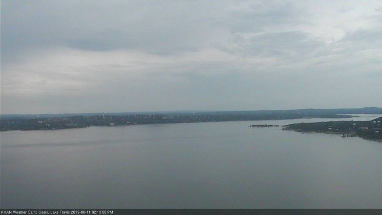 Lake Travis webcam, June 11, 2019 1:15 PM CT