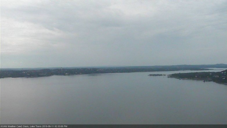 Lake Travis webcam, June 11, 2019 1:35 PM CT