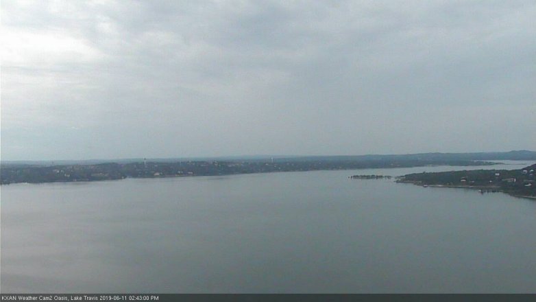 Lake Travis webcam, June 11, 2019 1:45 PM CT