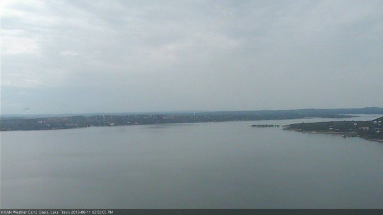 Lake Travis webcam, June 11, 2019 1:55 PM CT