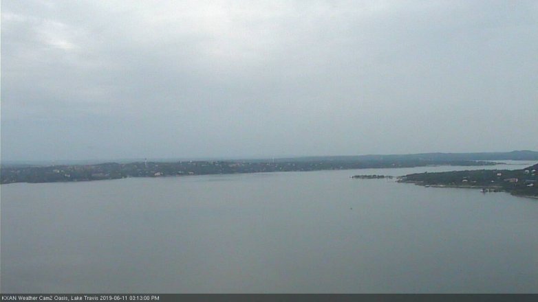 Lake Travis webcam, June 11, 2019 2:15 PM CT