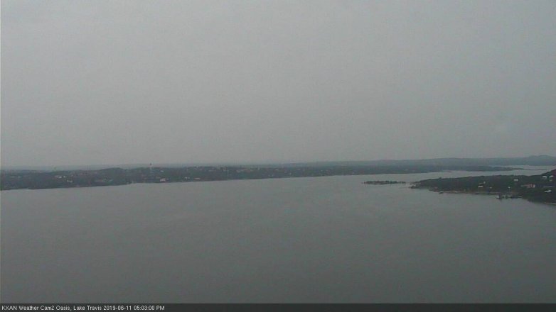 Lake Travis webcam, June 11, 2019 4:05 PM CT