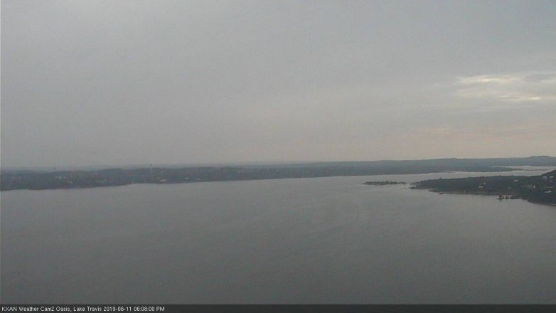 Lake Travis webcam, June 11, 2019 5:10 PM CT