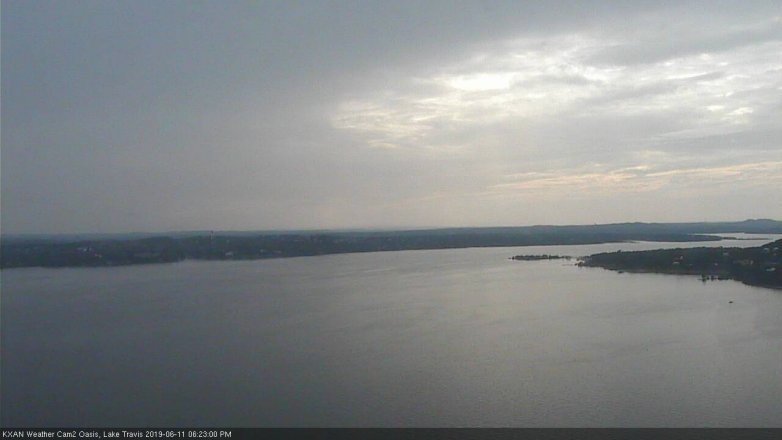 Lake Travis webcam, June 11, 2019 5:25 PM CT