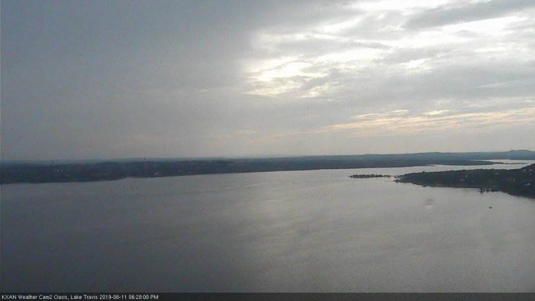 Lake Travis webcam, June 11, 2019 5:30 PM CT