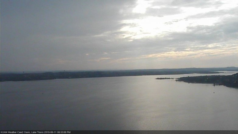 Lake Travis webcam, June 11, 2019 5:35 PM CT