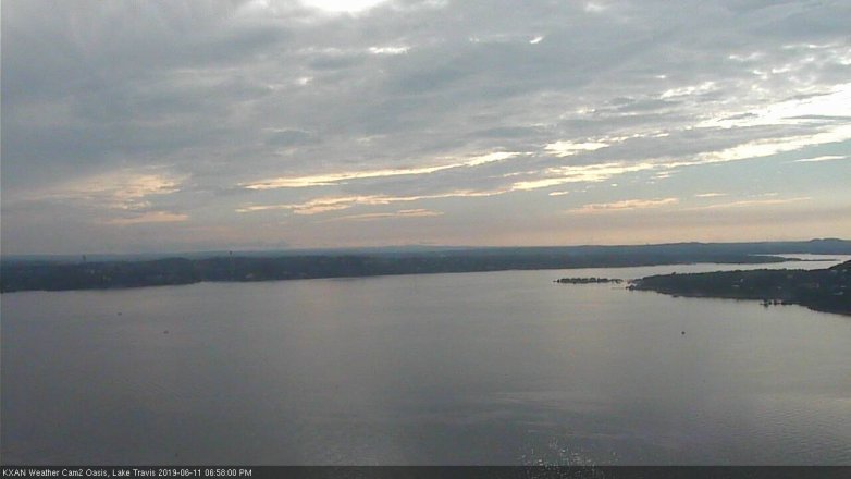 Lake Travis webcam, June 11, 2019 6:00 PM CT
