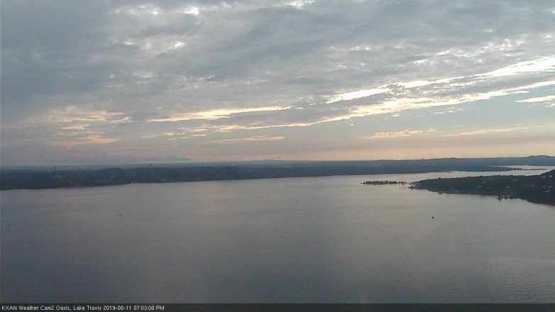 Lake Travis webcam, June 11, 2019 6:05 PM CT