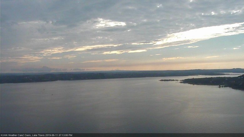 Lake Travis webcam, June 11, 2019 6:15 PM CT