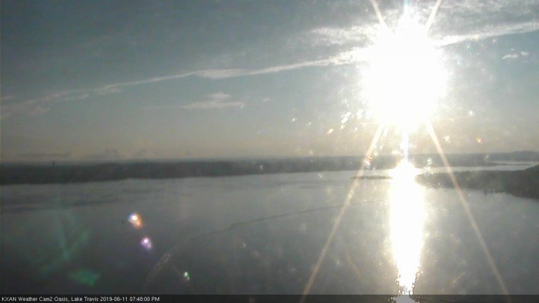 Lake Travis webcam, June 11, 2019 6:50 PM CT