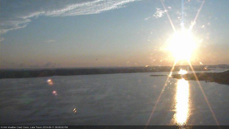 Lake Travis webcam, June 11, 2019 7:10 PM CT