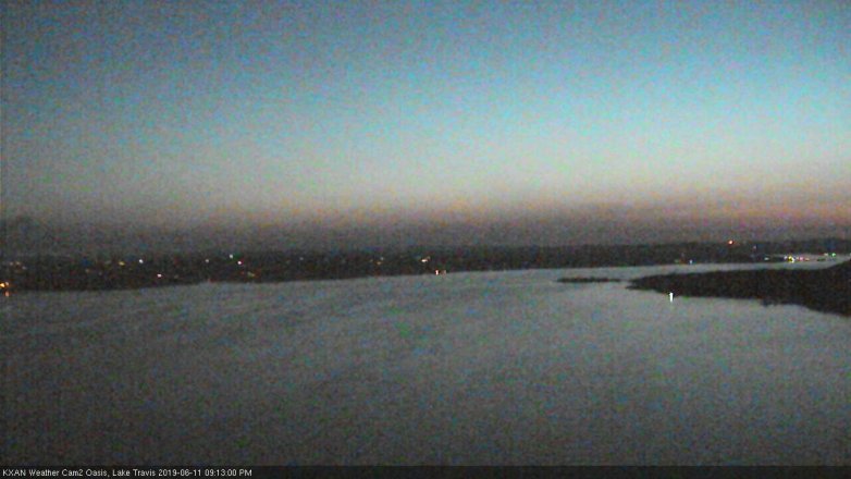 Lake Travis webcam, June 11, 2019 8:15 PM CT