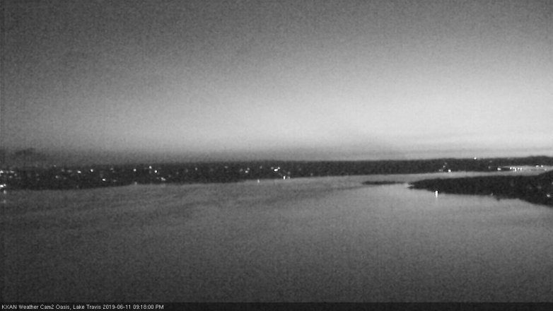 Lake Travis webcam, June 11, 2019 8:20 PM CT