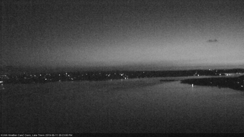 Lake Travis webcam, June 11, 2019 8:25 PM CT